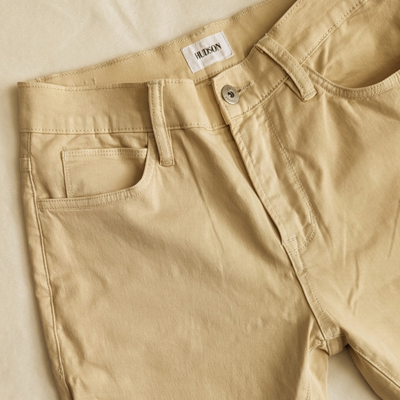 Hudson Jeans Ace Men's Jeans Skinny Extra Fitted Zip Fly Bleached Sand 30 NWT - Picture 6 of 12
